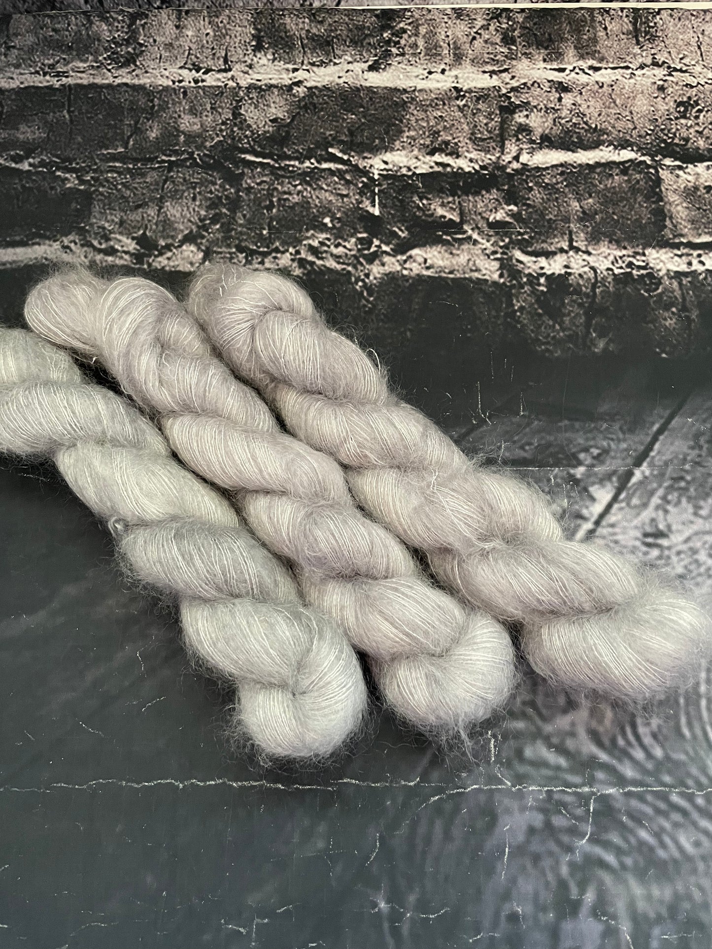 FLUFF MOHAIR LACE WEIGHT ...please choose colourway from drop down menu