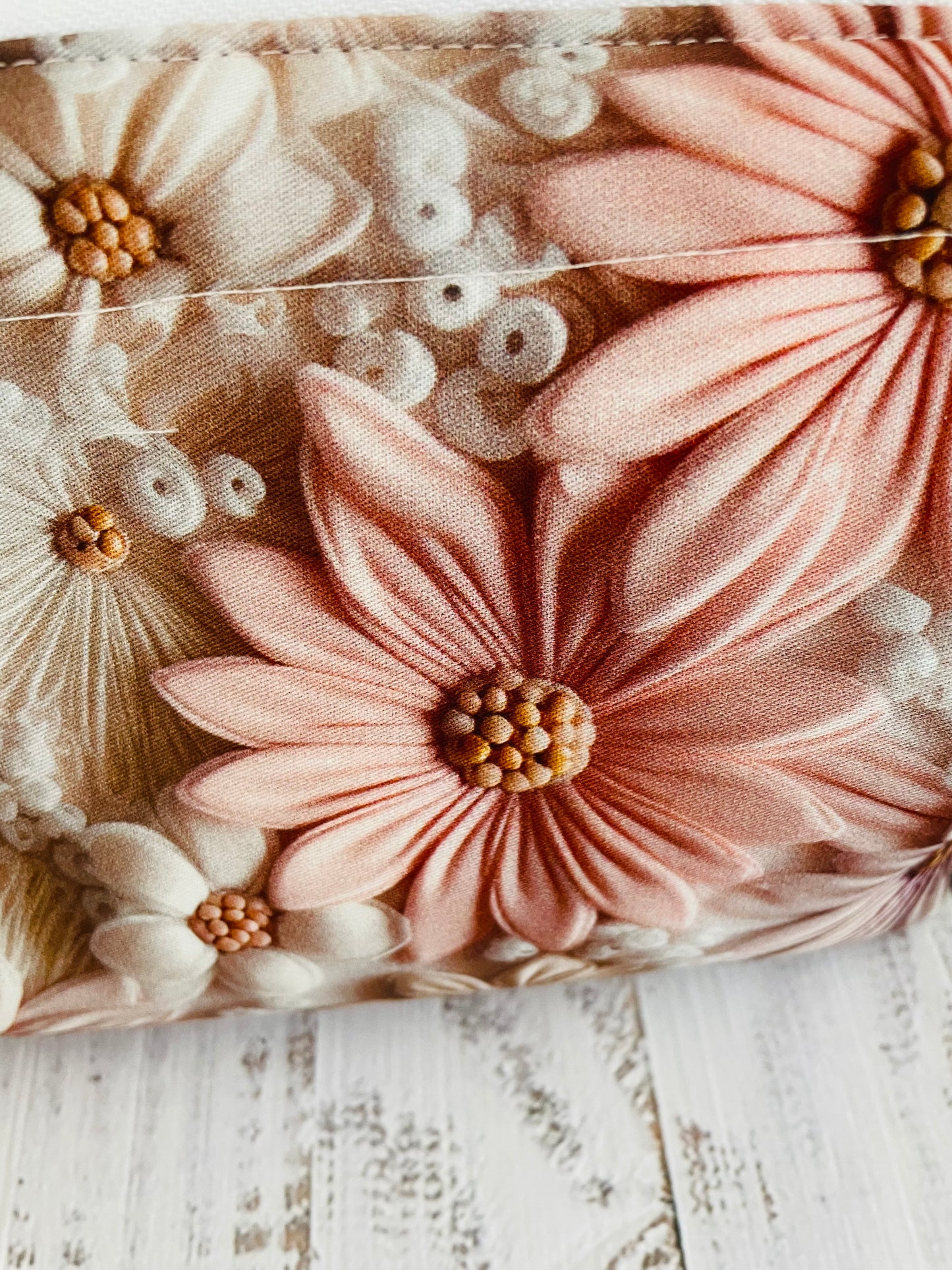 PAPER FLOWERS …Small wire frame bag…CUSTOM PRINT…ROSE GOLD HARDWARE…EXCLUSIVE BAG BLING BY JONESKNIT