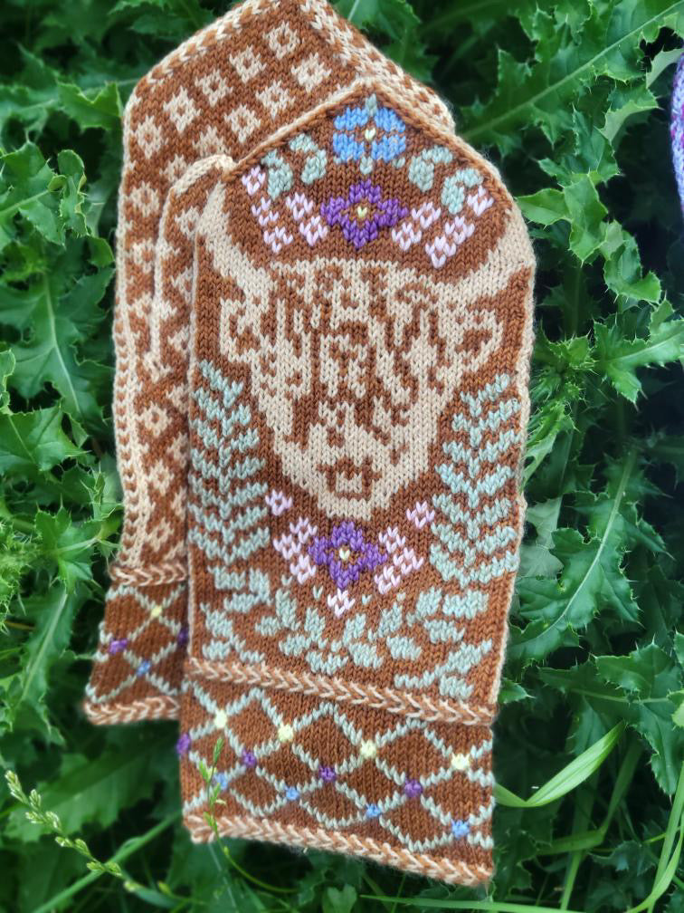 HIGHLAND COO MITTEN SETS ….CHOOSE SET FROM MENU BELOW