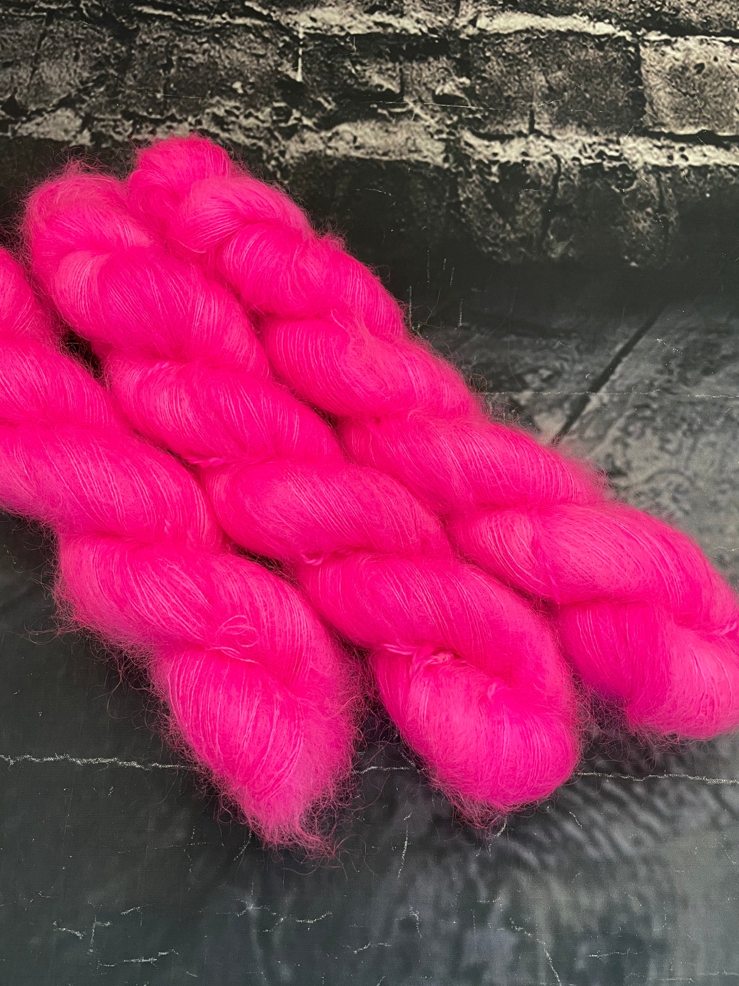 FLUFF MOHAIR LACE WEIGHT ...please choose colourway from drop down menu