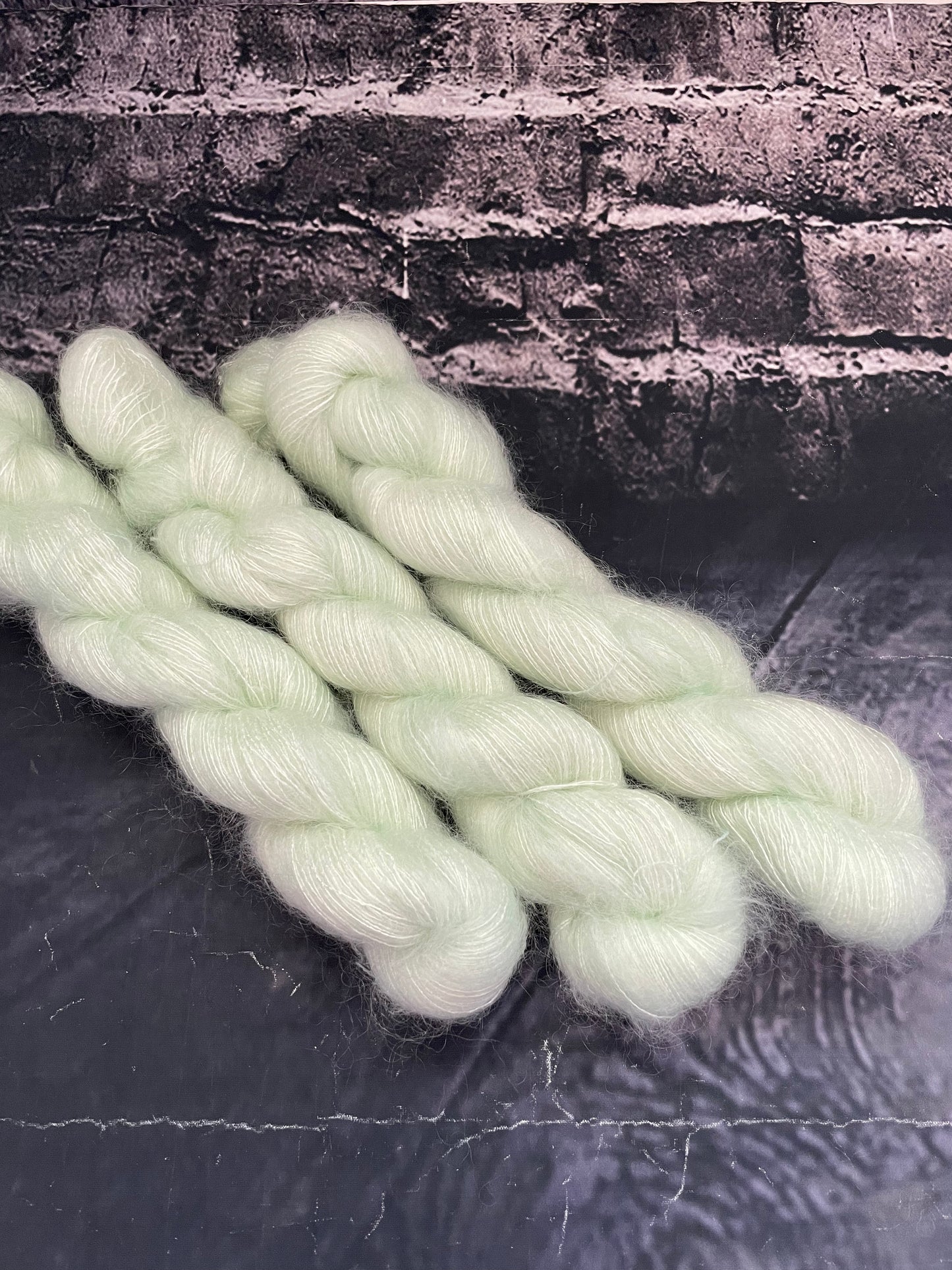 FLUFF MOHAIR LACE WEIGHT ...please choose colourway from drop down menu