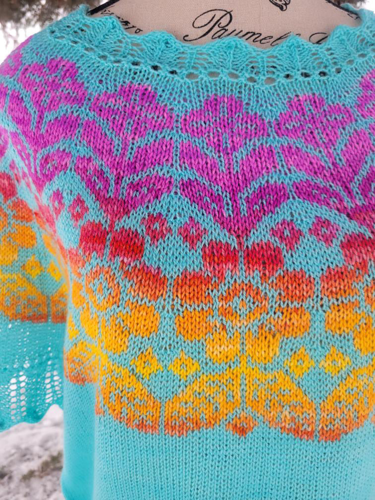 SUNBEAM .... HEATHERED GRADIENT FULL SKEINS (FINGERING WEIGHT)