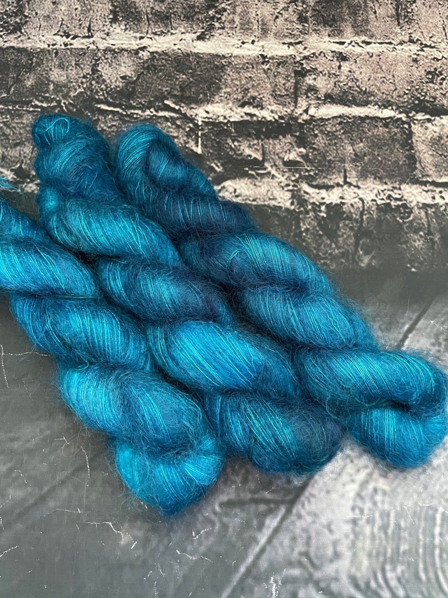 FLUFF MOHAIR LACE WEIGHT ...please choose colourway from drop down menu