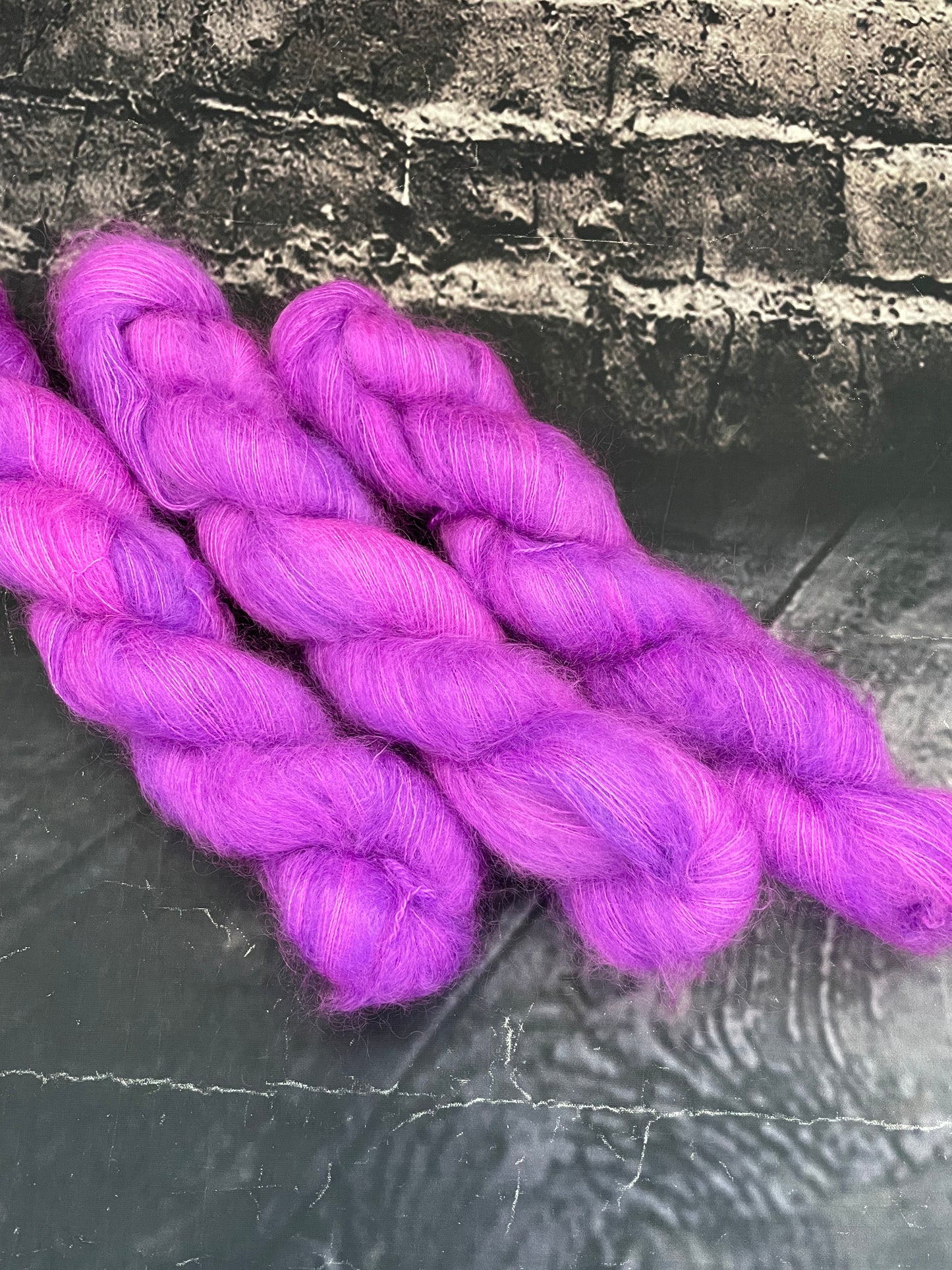 FLUFF MOHAIR LACE WEIGHT ...please choose colourway from drop down menu