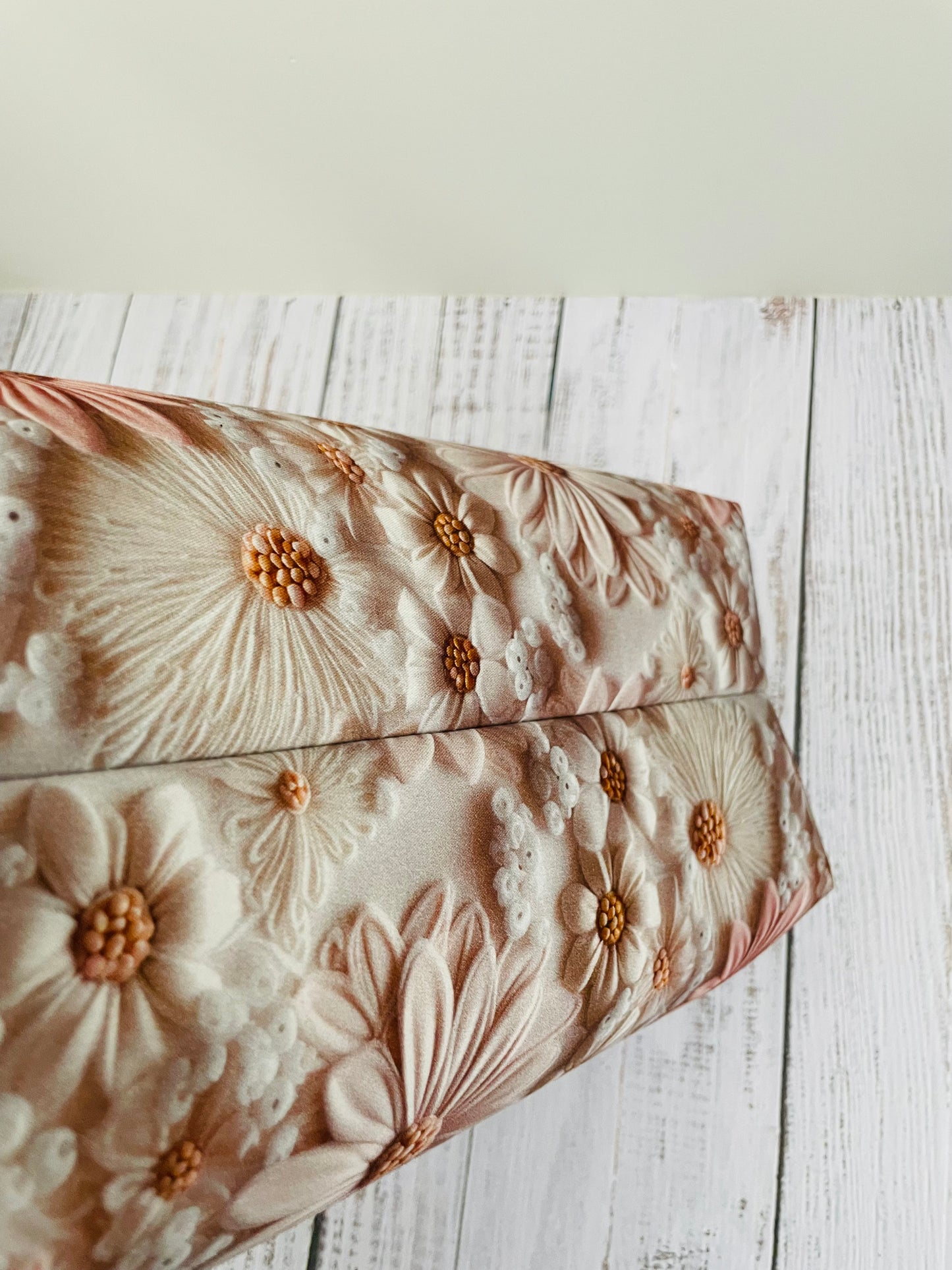 PAPER FLOWERS .... Med Wire frame bag....CUSTOM PRINT….ROSE GOLD HARDWARE, EXCLUSIVE BAG BLING BY JONESKNIT