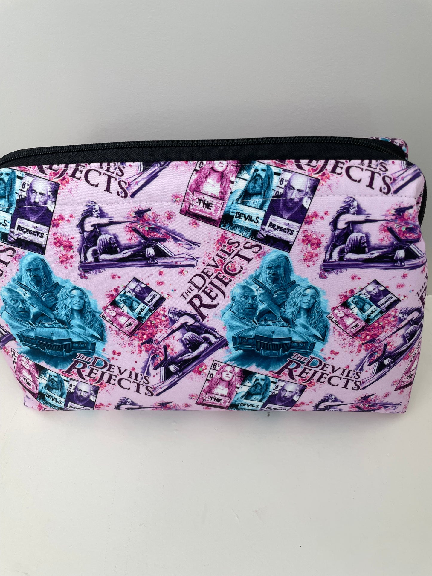 REJECTS  MED WIRE FRAME BAG...CUSTOM PRINT ...BLACK LIGHT REACTIVE