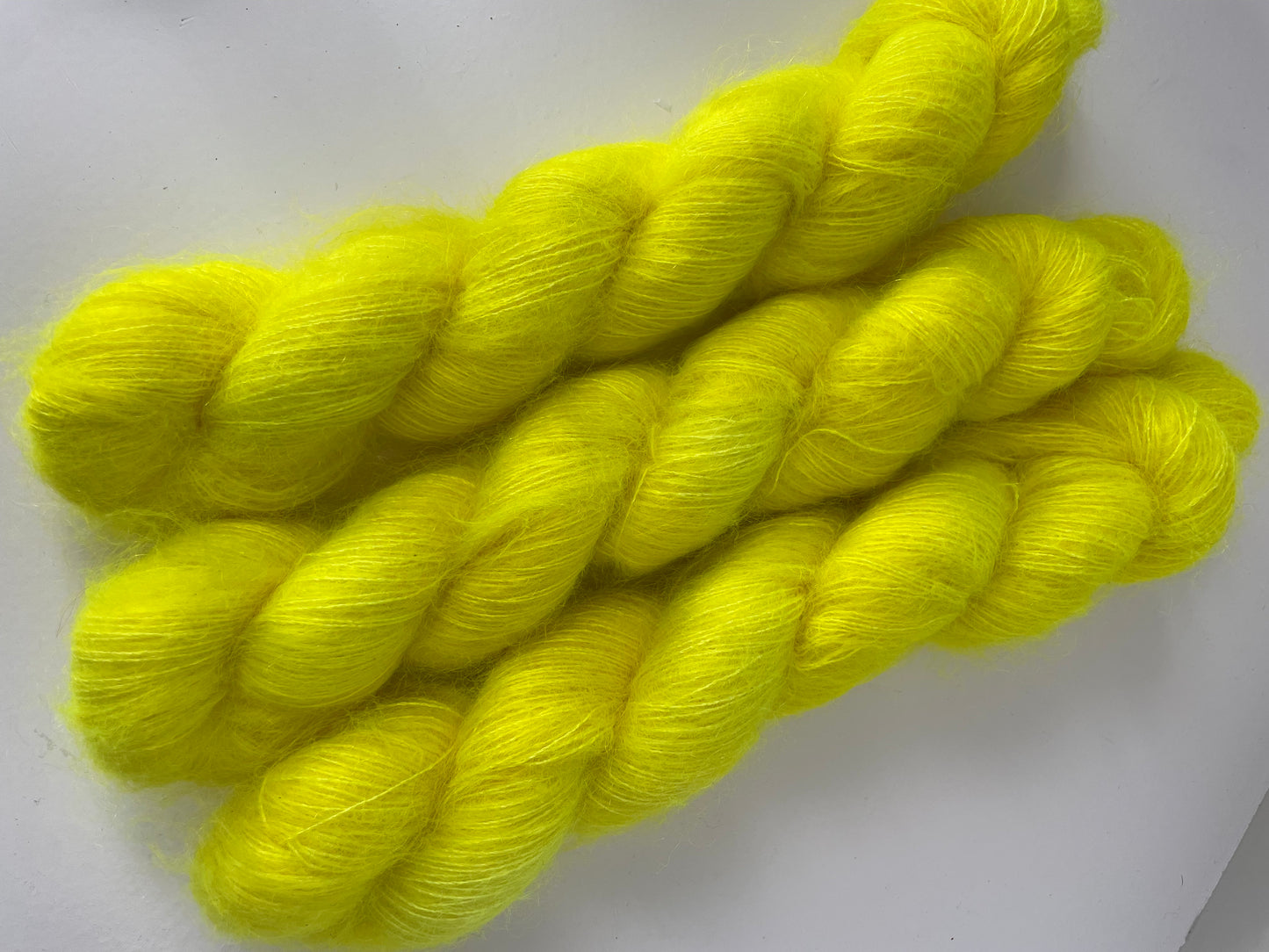 FLUFF MOHAIR LACE WEIGHT ...please choose colourway from drop down menu