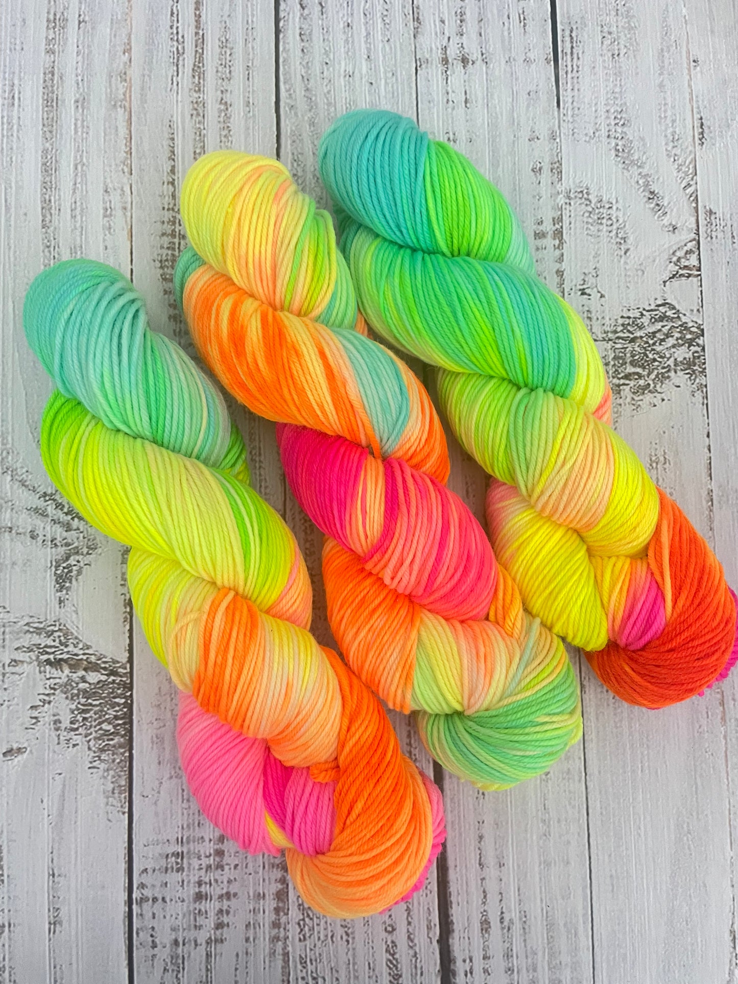 CITRUS SUMMER ...CHOOSE BASE FROM DROP DOWN MENU ...BLACK LIGHT REACTIVE