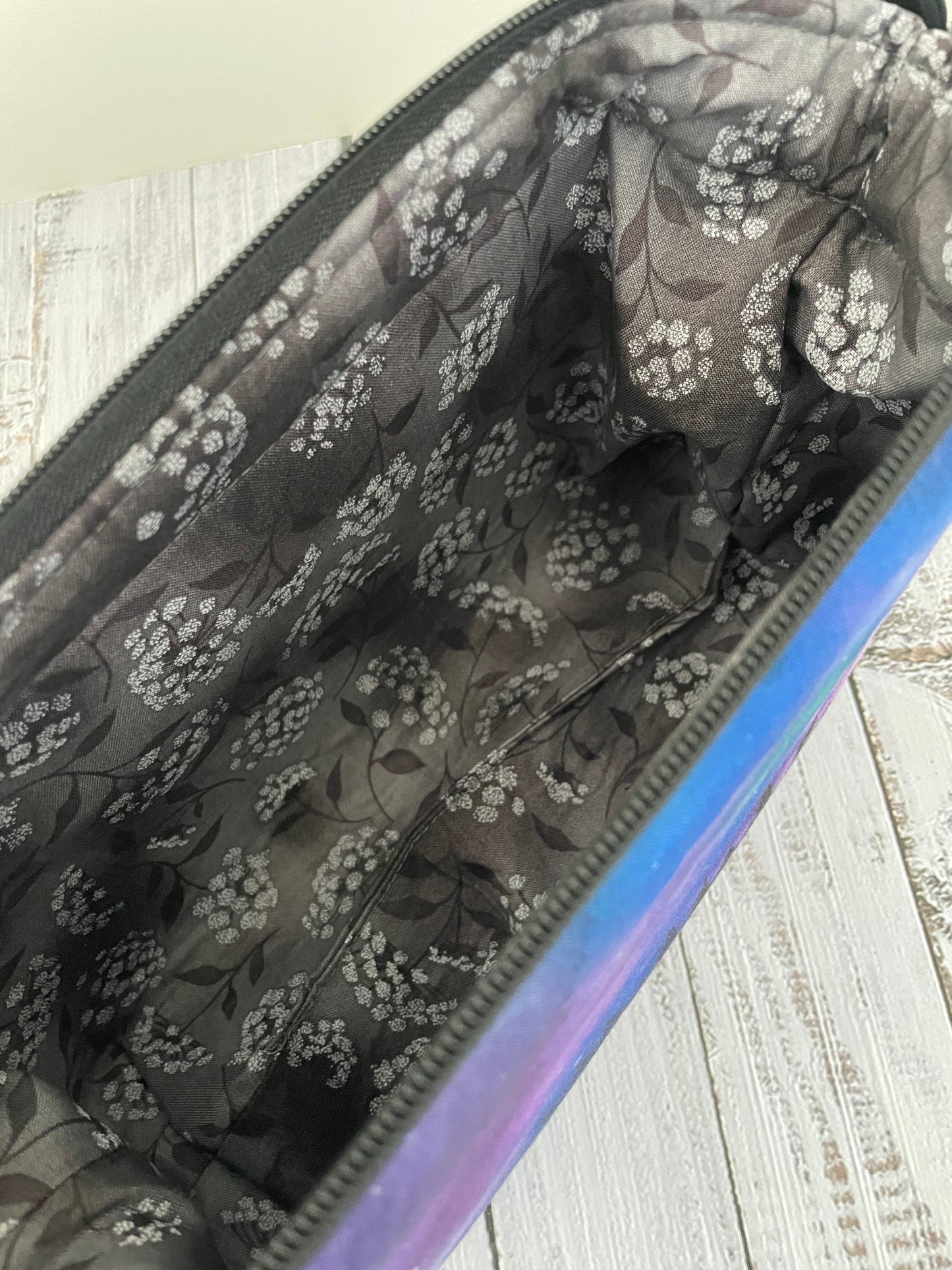FIREFLY FOREST ...CUSTOM PRINT Small wire frame bag
