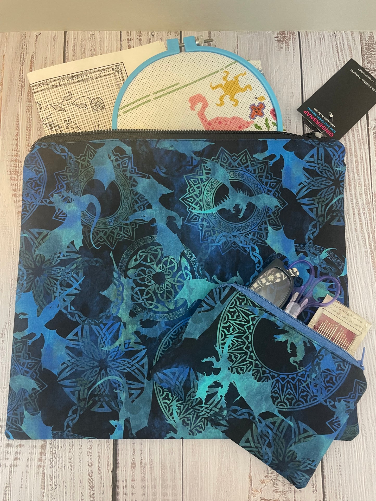 DRAGON SMALL STITCHING BAG & NOTIONS POUCH