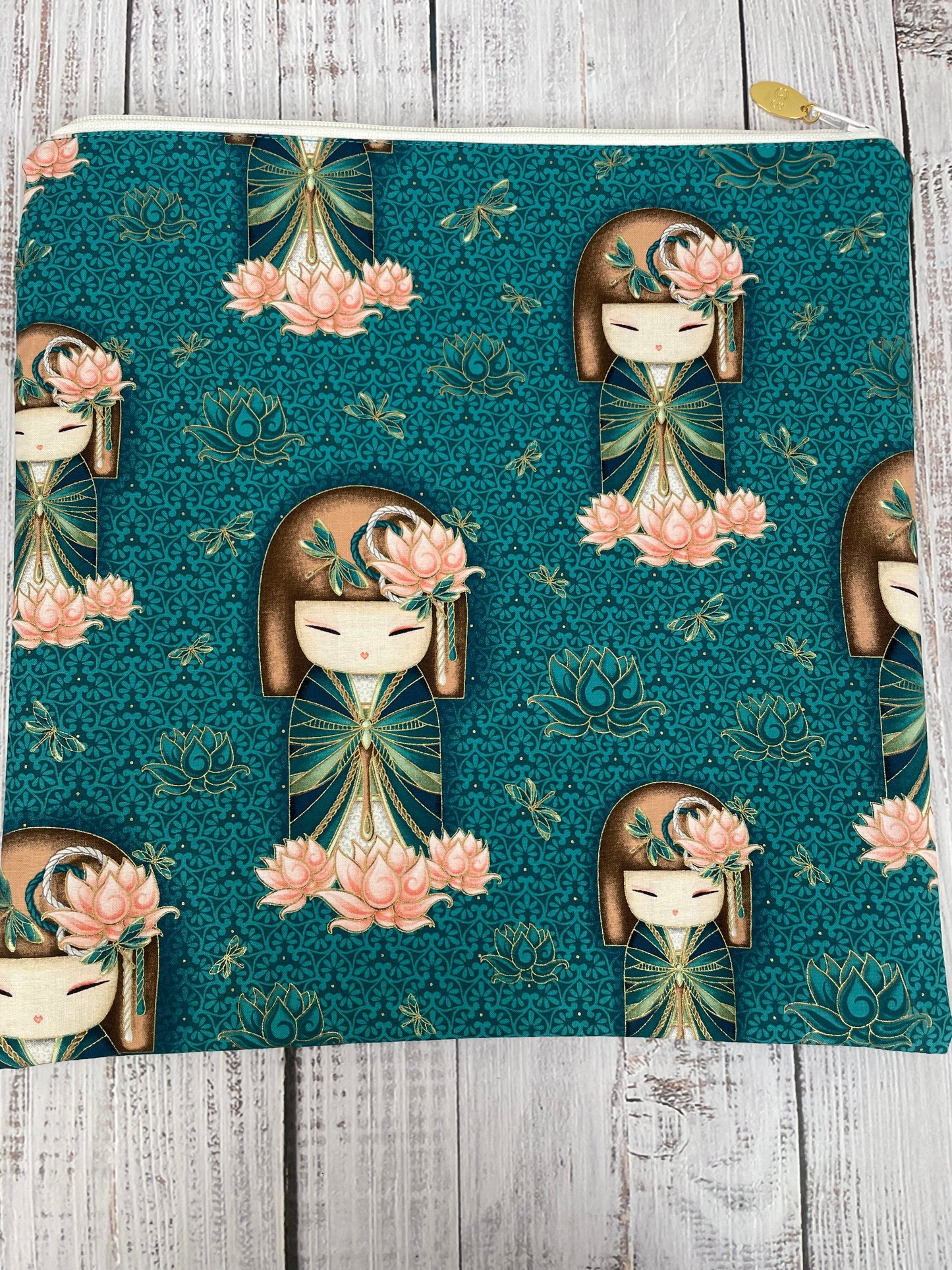LOTUS GIRL LARGE STITCHING BAG
