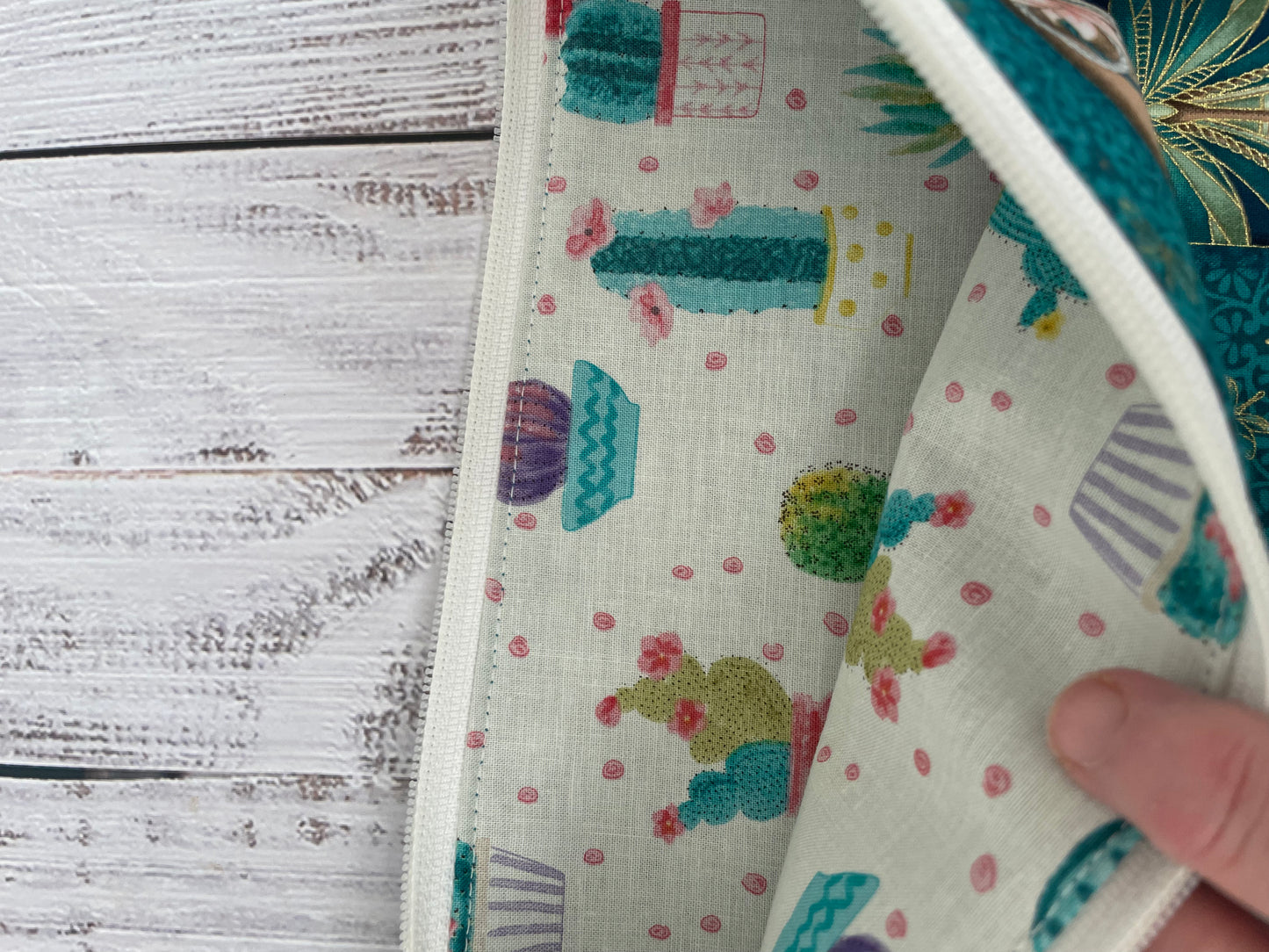 LOTUS GIRL LARGE STITCHING BAG
