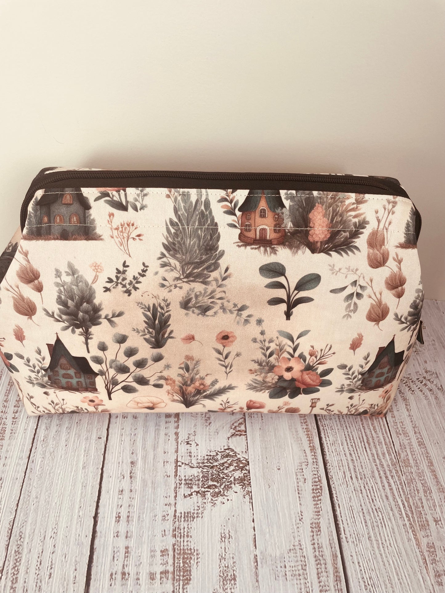 FOLKLORE FOREST .... Med Wire frame bag....CUSTOM PRINT