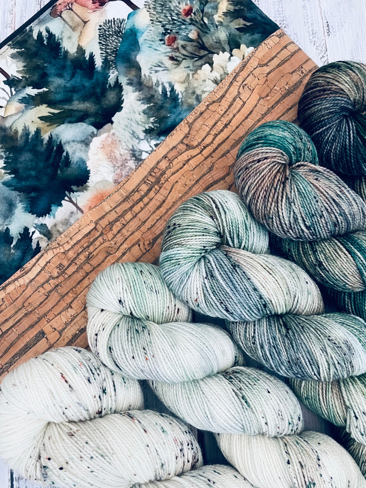 ALPINE FOREST FADE ON LUSH FINGERING 2 PLY AND SQUISHY DK ….CHOOSE COLOURWAY AND BASE FROM MENU