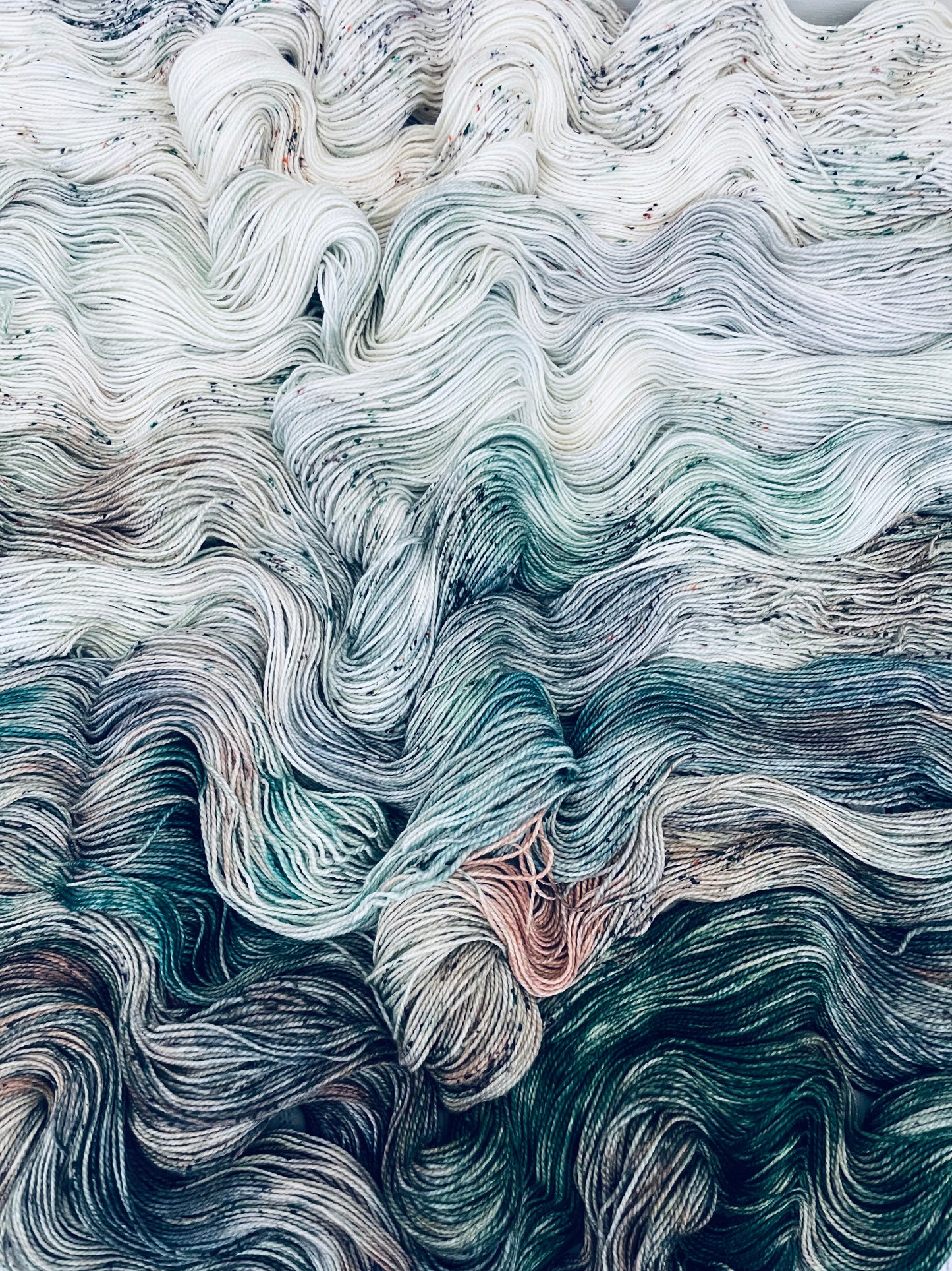 ALPINE FOREST FADE ON LUSH FINGERING 2 PLY AND SQUISHY DK ….CHOOSE COLOURWAY AND BASE FROM MENU