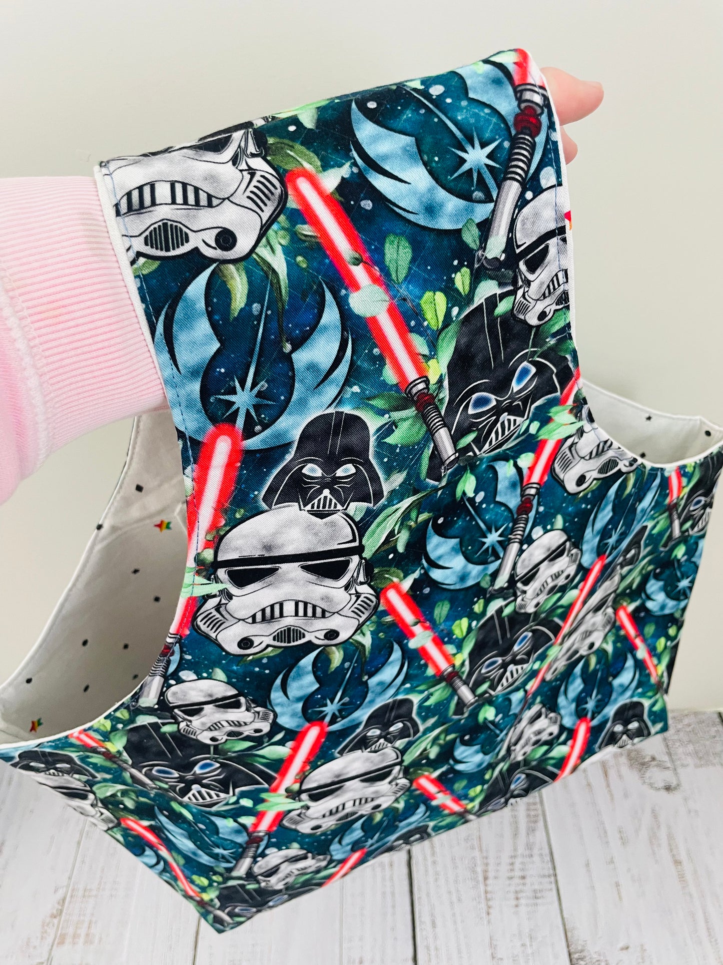 TROOPERS LARGE TRENDY TOTEBAG...CUSTOM FABRIC
