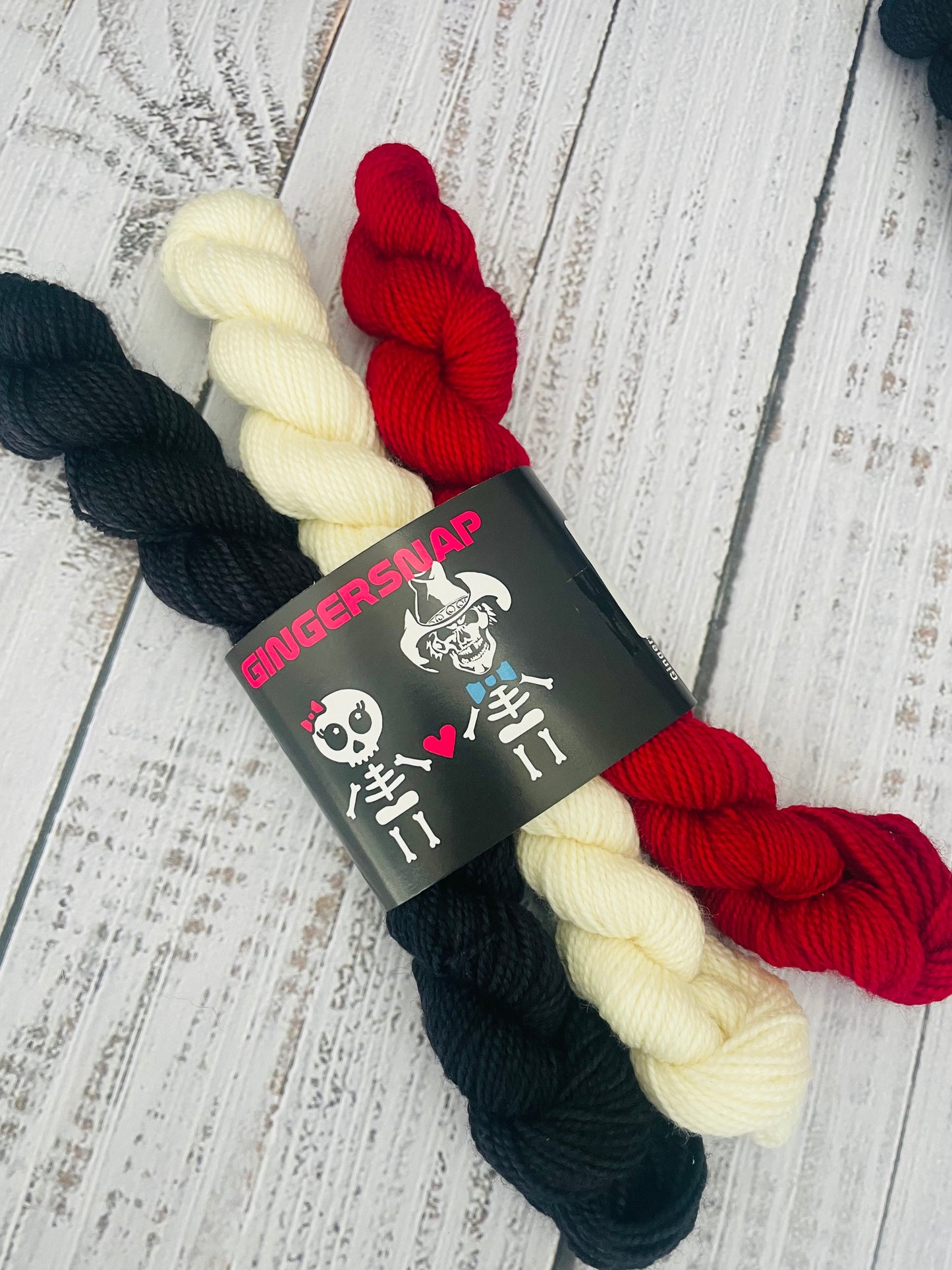 JULY'S GNOME CLUB ...ELBOW'S UP!!!!!...PLEASE CHOOSE SET FROM MENU .... LUSH FINGERING WEIGHT 2 PLY