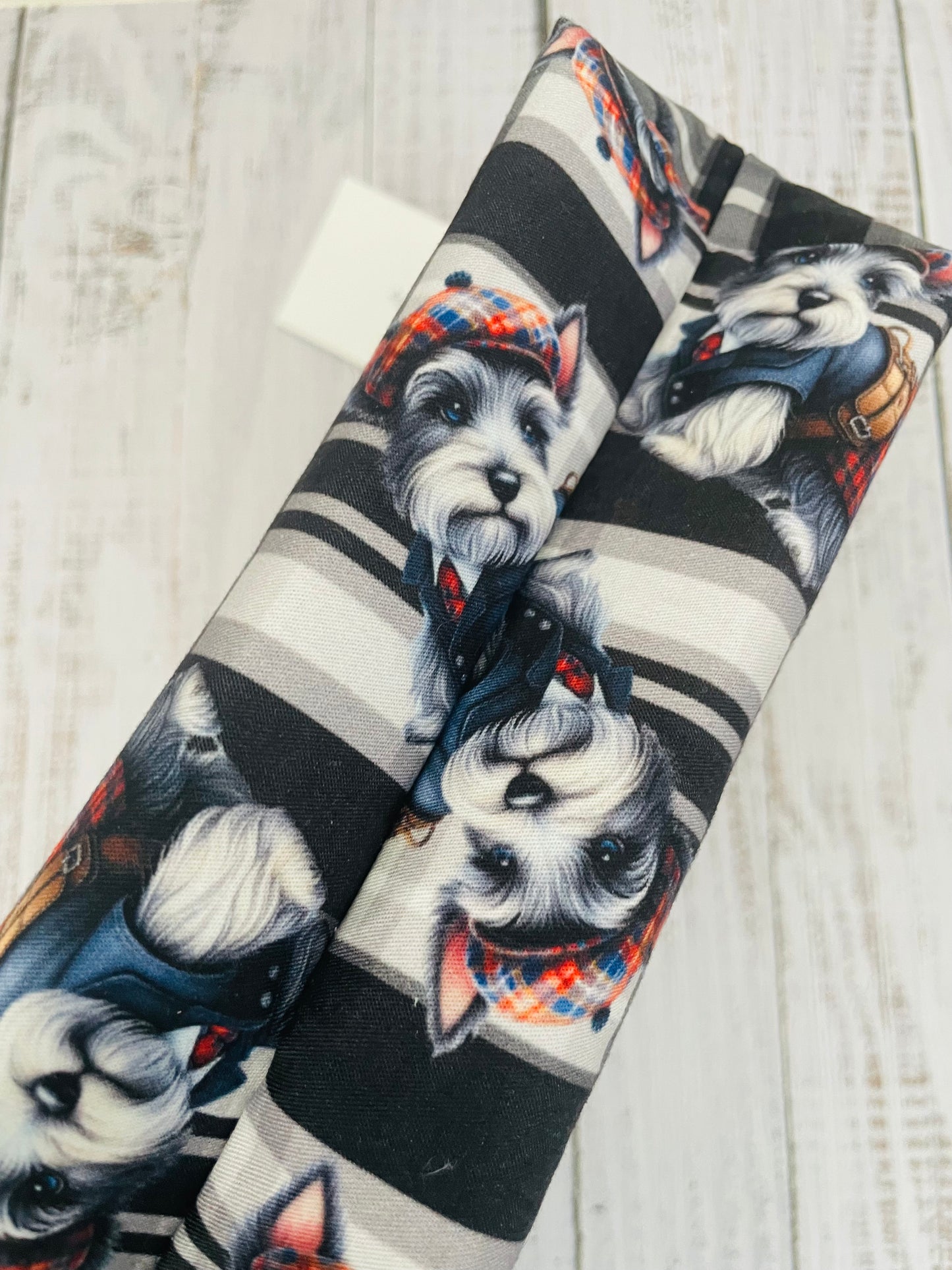 SCOTTIE DOG ..... Lifestyle bag (soft no wire , but interfaced) CUSTOM PRINT