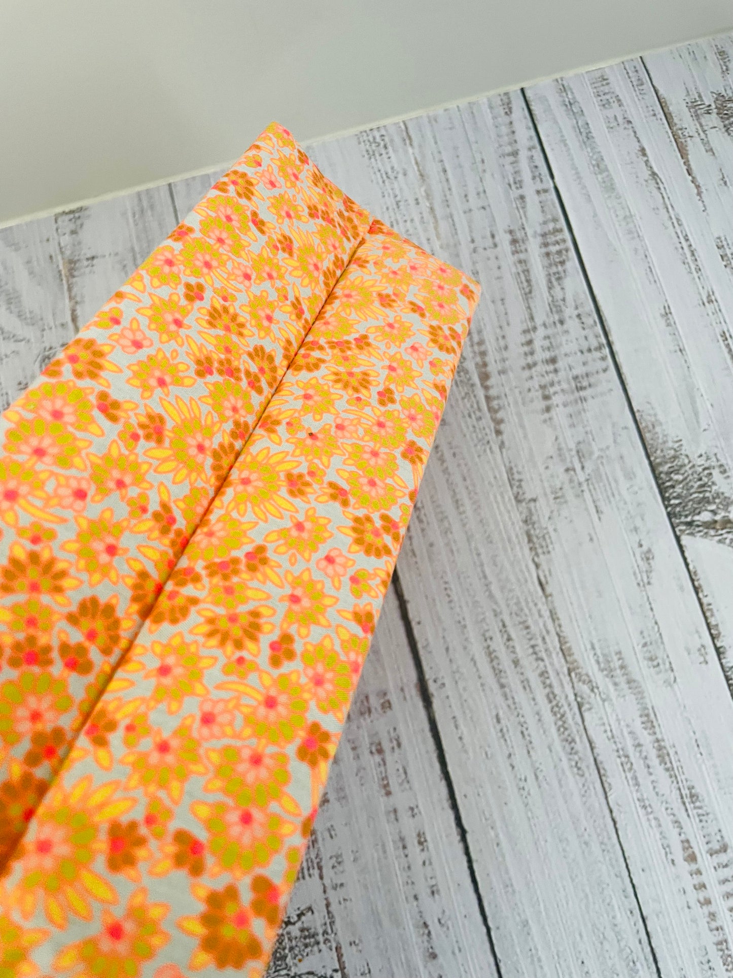 PEACH BLOSSOMS ....MINI TOTE BAG WITH CORK HANDLES ....BLACK LIGHT REACTIVE FABRIC