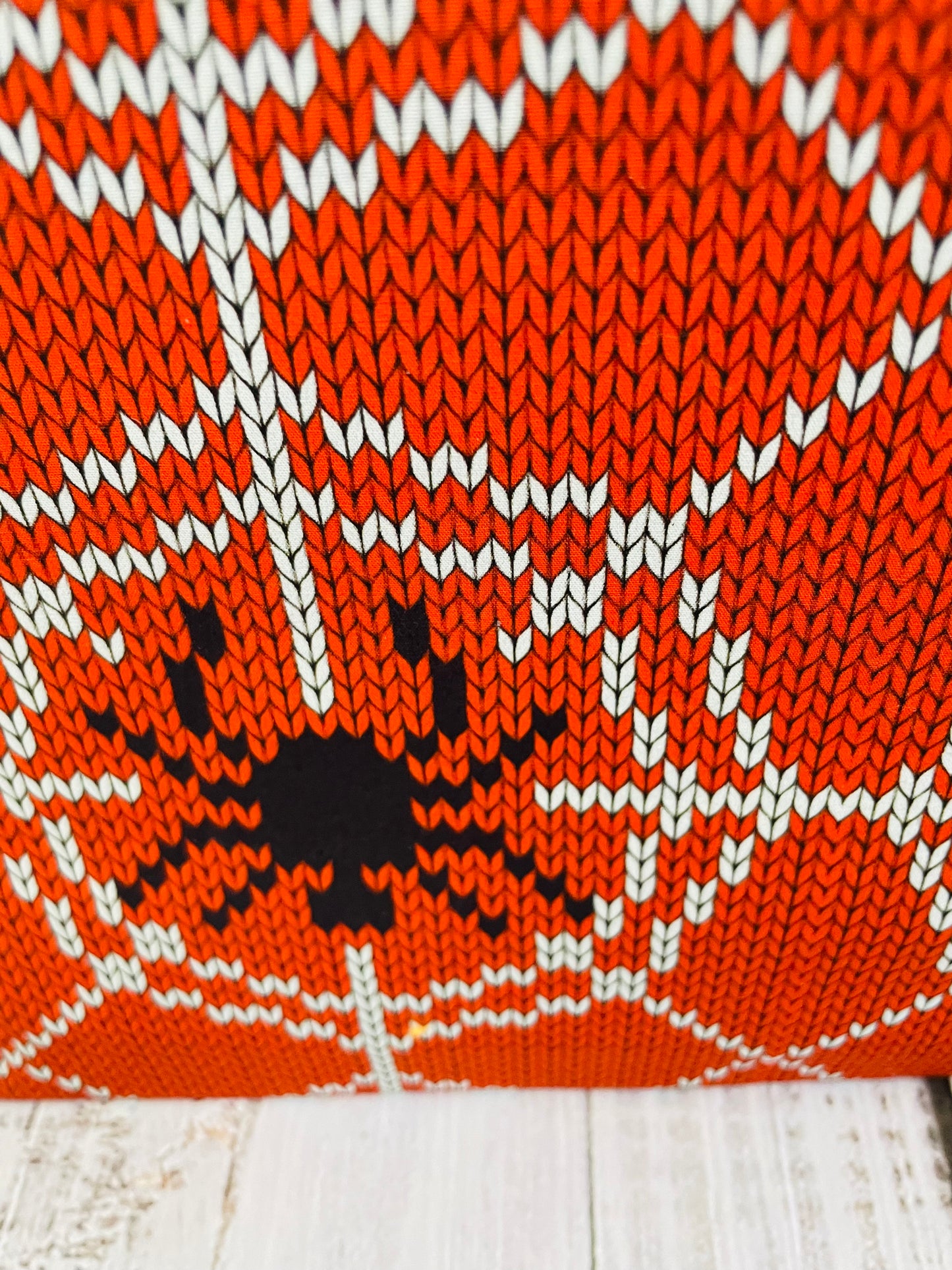 KNITTED SPIDERWEB .....Lifestyle bag (soft no wire  , but interfaced) CUSTOM PRINT