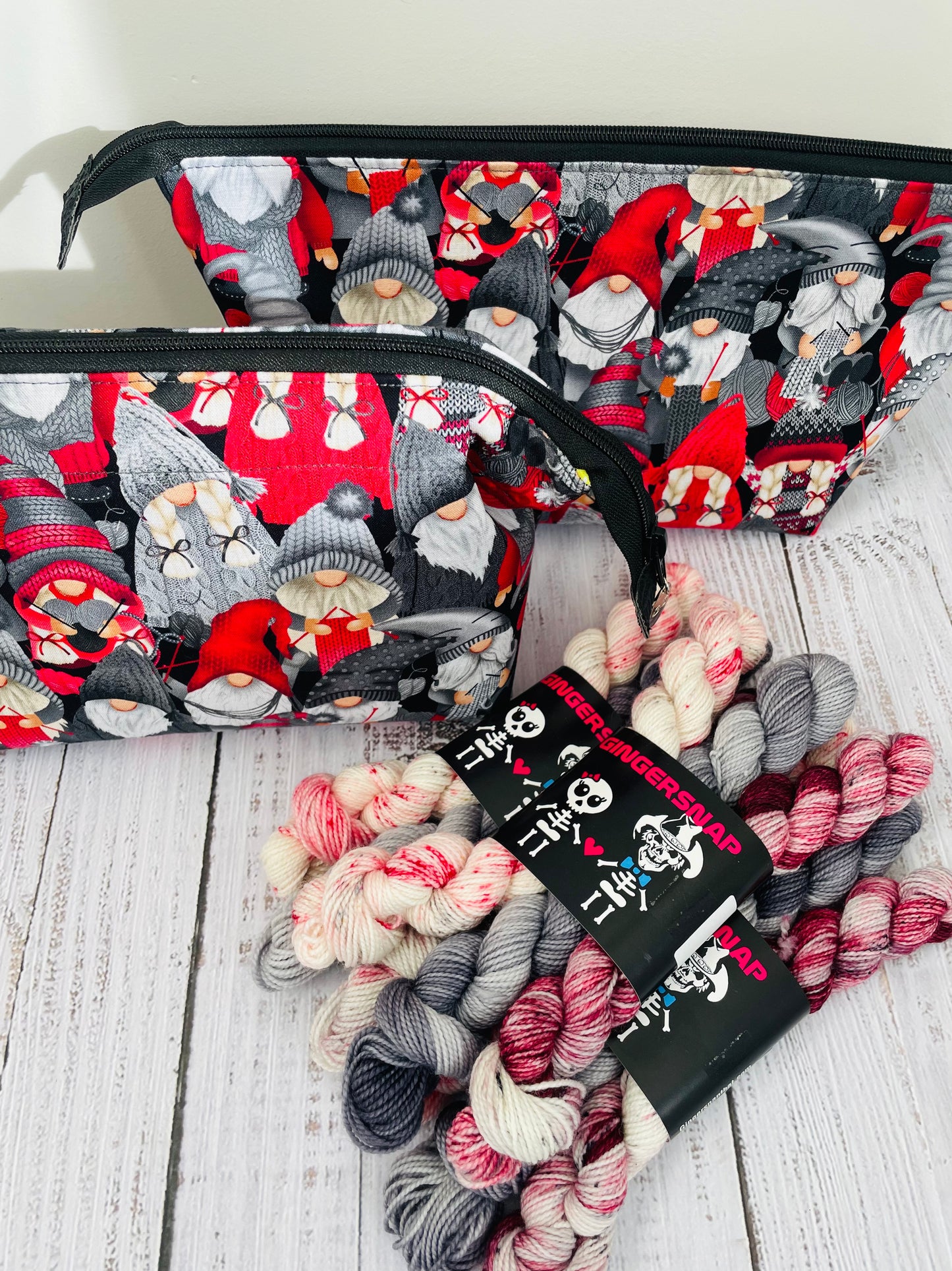 PREVIEW ...THESE WILL SHOW SOLDOUT UNTIL NOON MST OCT 25 TH......... NOV GNOME CLUB KNITTING GNOMES   ...,PLEASE CHOOSE SET FROM MENU ....JUST GNOME IT   ....LIMITED QUANTITIES