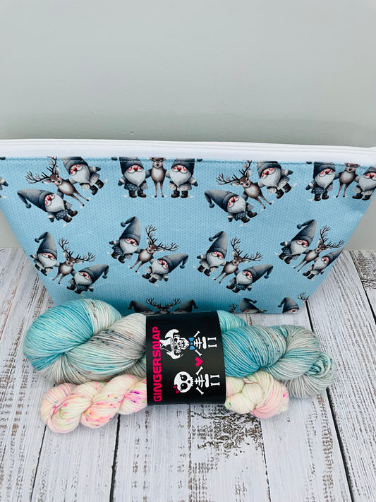 WINTER VIBES LIFESTYLE BAG AND SOCKSET ....LIMITED EDITION ...CUSTOM PRINT