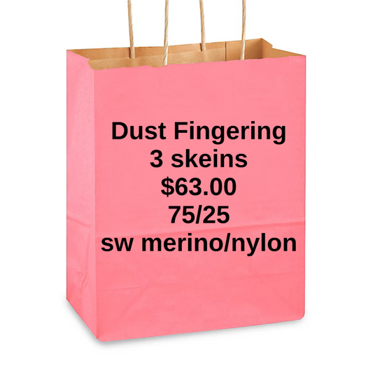 DUST FINGERING WEIGHT 3 SKEIN MYSTERY BAG