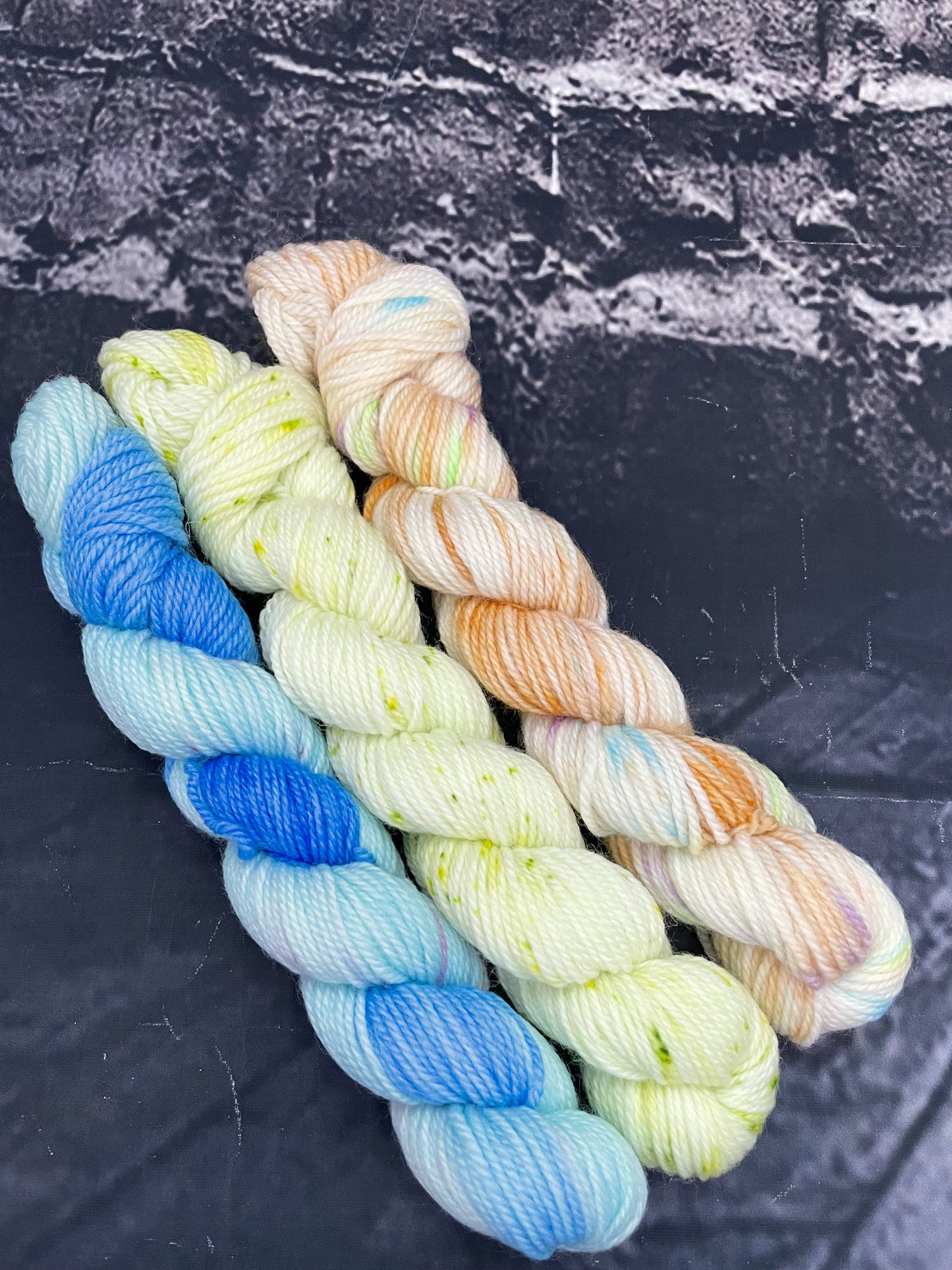 June Adventure in Gnomes yarn club ..Lets get planting ...Puffy fingering weight