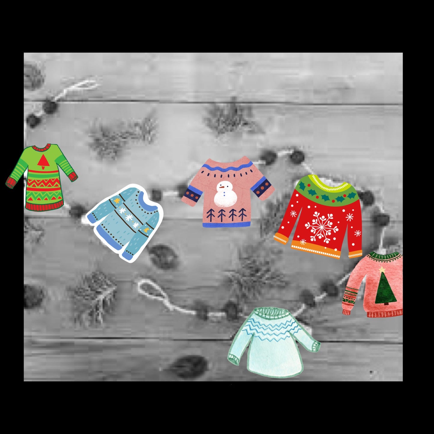 PRE-ORDER FOR 12 OR 24 DAY FRIENDSHIP MINI SWEATER COUNTDOWN CALENDAR ....PLEASE CHOOSE SIZE FROM MENU