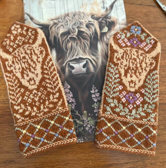HIGHLAND COO MITTEN SETS  ….CHOOSE SET  FROM MENU BELOW
