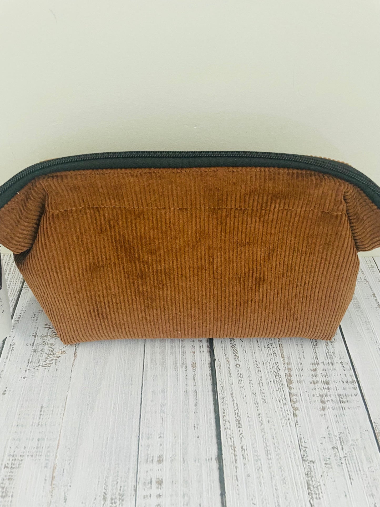 BROWN CORD  SMALL WIRE FRAME BAG