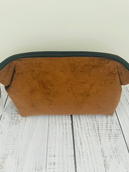 BROWN CORD SMALL WIRE FRAME BAG