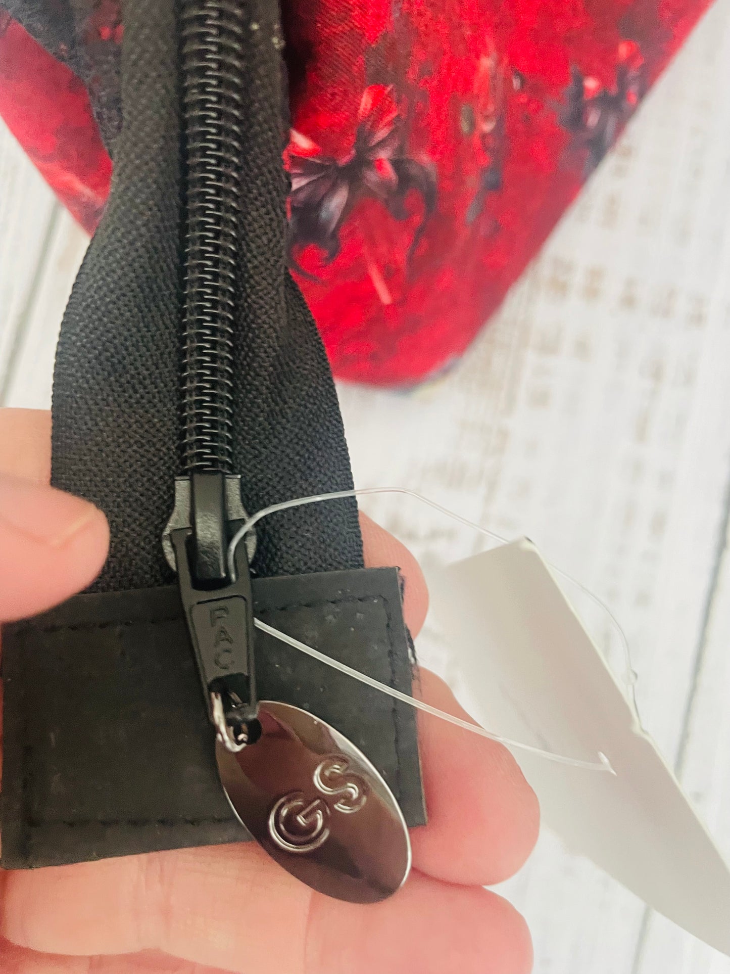 THROUGH THE VEIL ....WITH BLACK LACE ...CUSTOM PRINT     Small wire frame bag