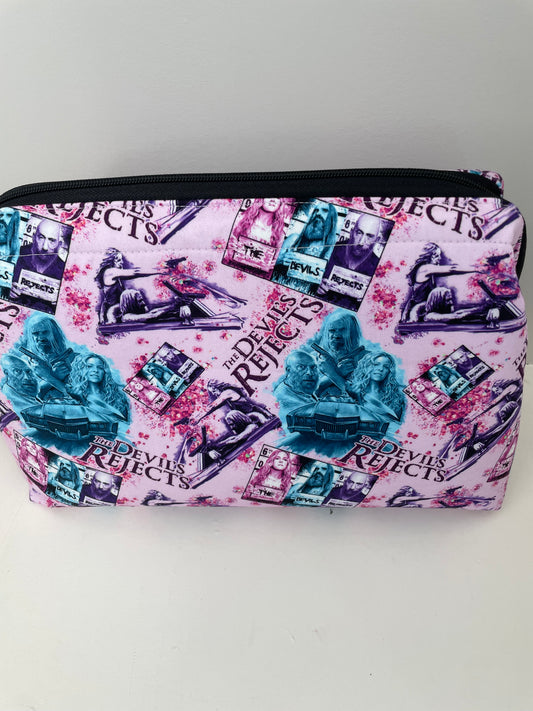 REJECTS  MED WIRE FRAME BAG...CUSTOM PRINT ...BLACK LIGHT REACTIVE