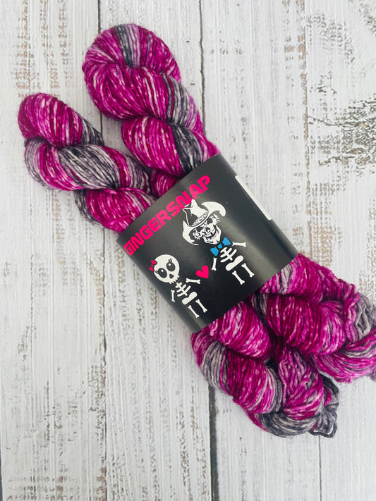SHADOW BLOOM .... HEATHERED GRADIENT SOCKSETS  (FINGERING WEIGHT)