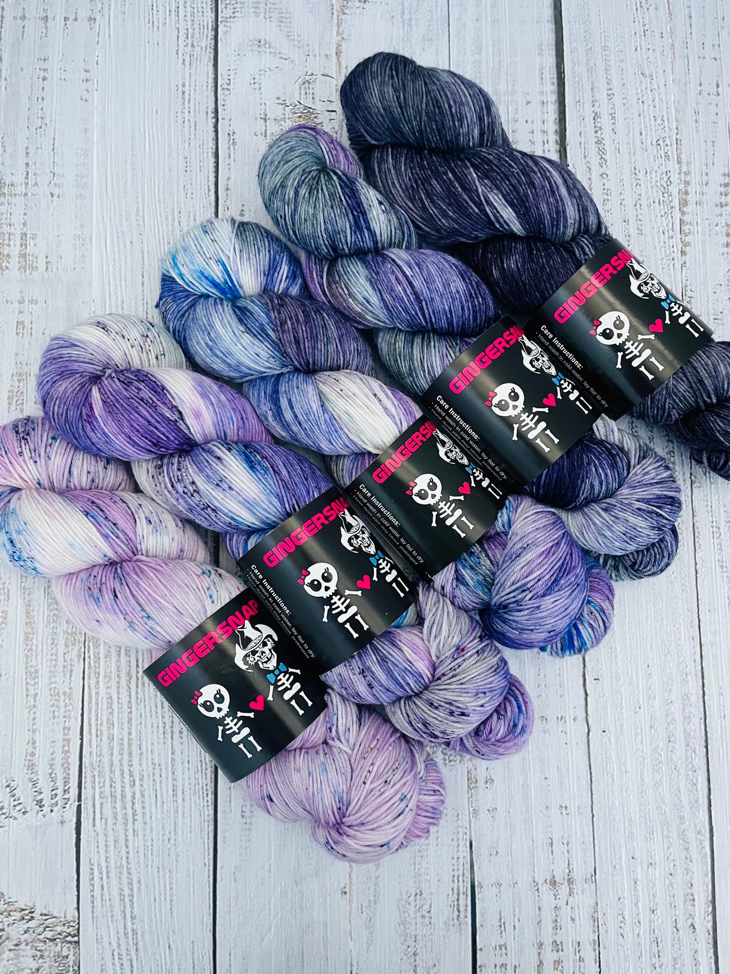 FIREFLY FOREST FADE ON PLUSH FINGERING AND CLASSIC  DK ….CHOOSE COLOURWAY AND BASE FROM MENU