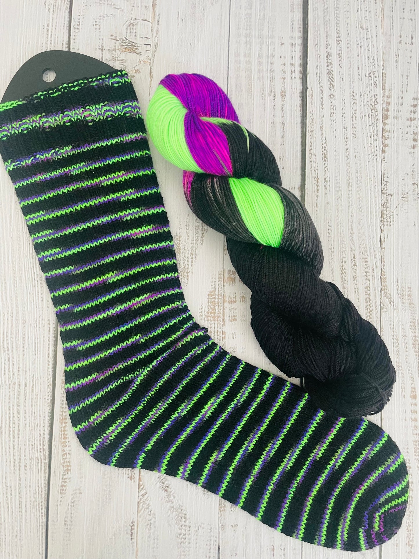 NEON RIOT COLLECTION ON PLUSH FINGERING  ….CHOOSE COLOURWAY AND BASE FROM MENU