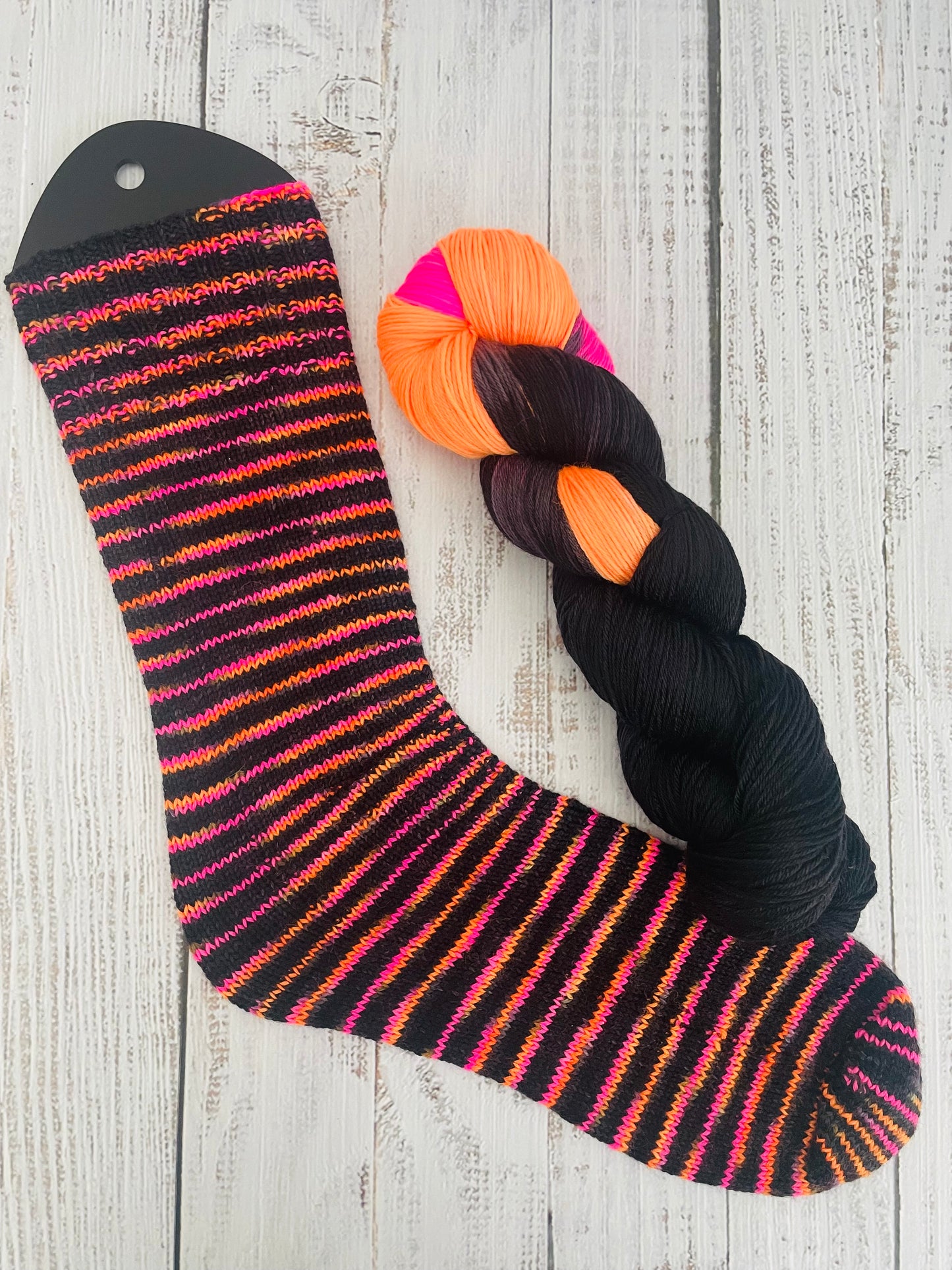 NEON RIOT COLLECTION ON PLUSH FINGERING  ….CHOOSE COLOURWAY AND BASE FROM MENU