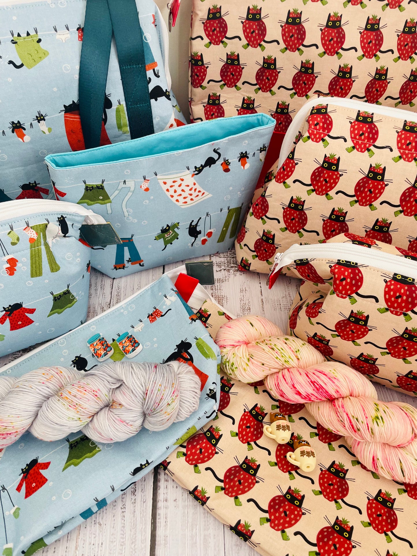 🍓🐈 PURRFECTLY PAIRED SOCK SET &  BAG UPDATE! 🐈🧺.....AUGUST 1 ST @ NOON MST