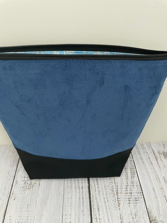 COLBOLT   CORDUROY TALL Lifestyle plus bag (soft no wire  , but interfaced ) LACE FAUX LEATHER   BOTTOM