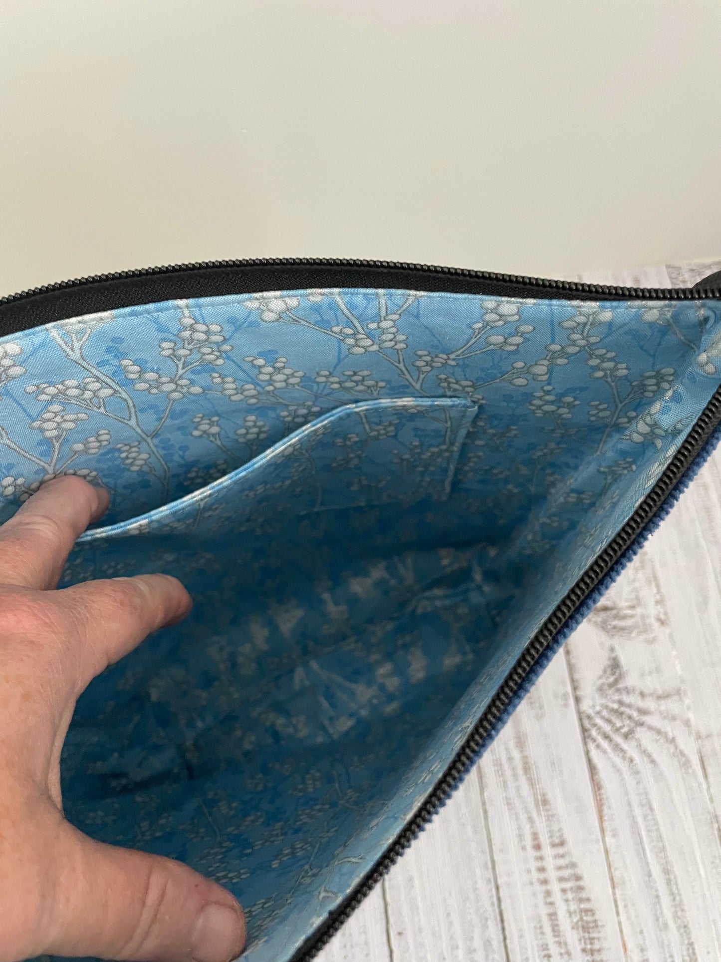 COLBOLT   CORDUROY TALL Lifestyle plus bag (soft no wire  , but interfaced ) LACE FAUX LEATHER   BOTTOM
