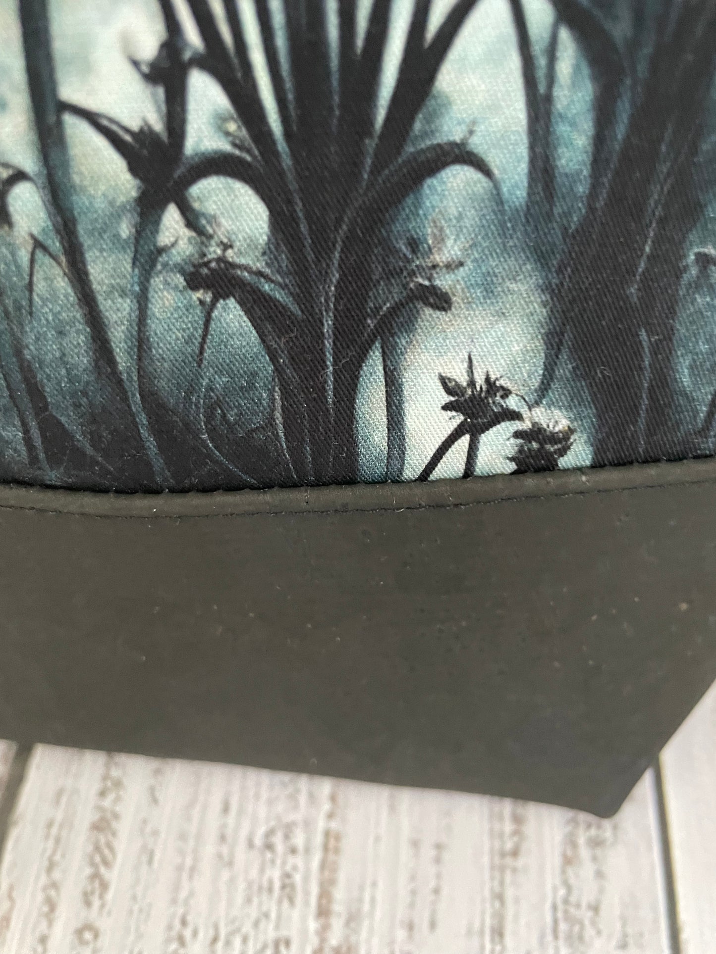 DANDELION MIST  .. Lifestyle plus  bag (soft no wire  , but interfaced)BLACK  CORK  BOTTOM...