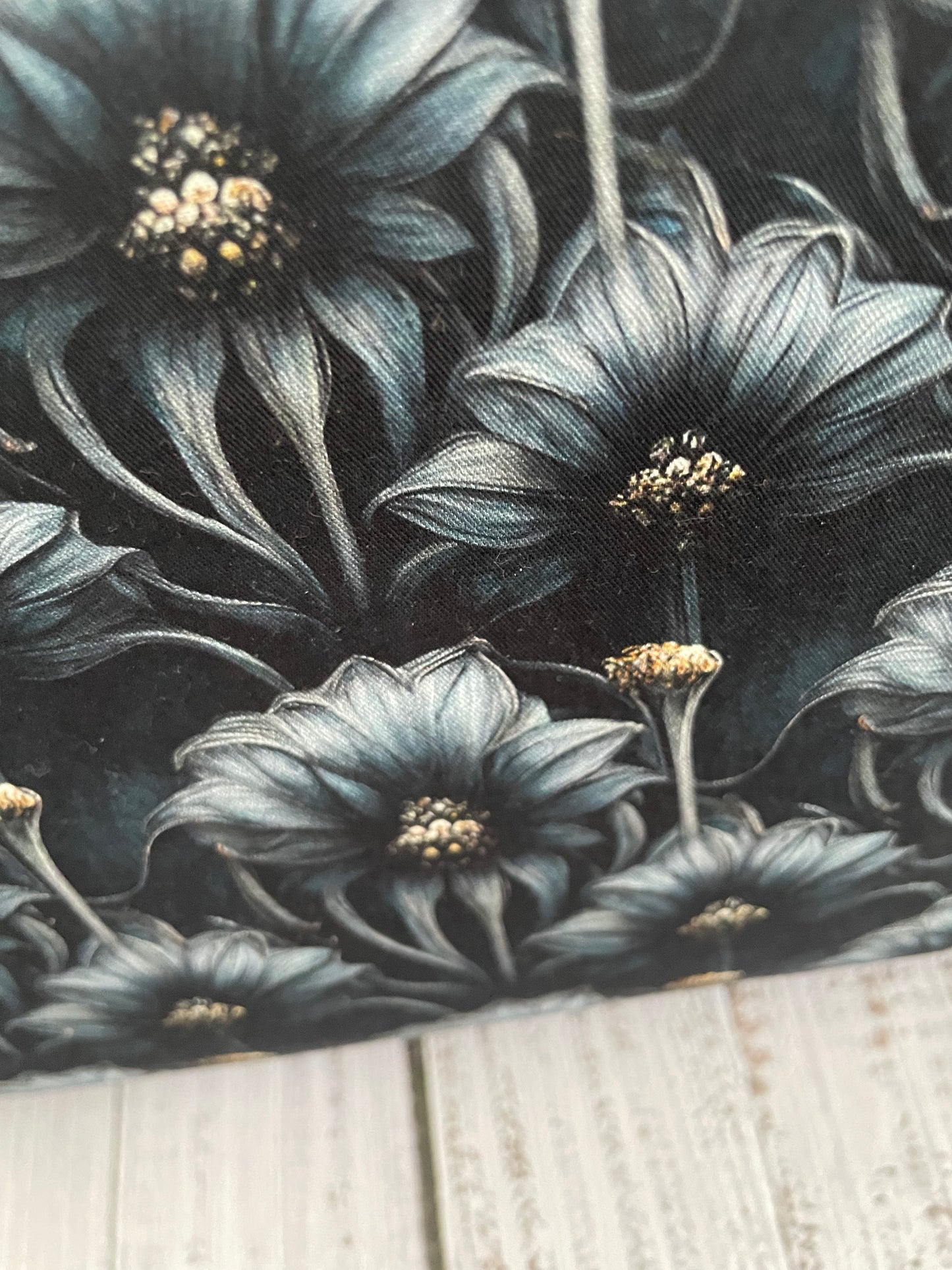 DARKWOOD .... Med Wire frame bag ...CUSTOM PRINT