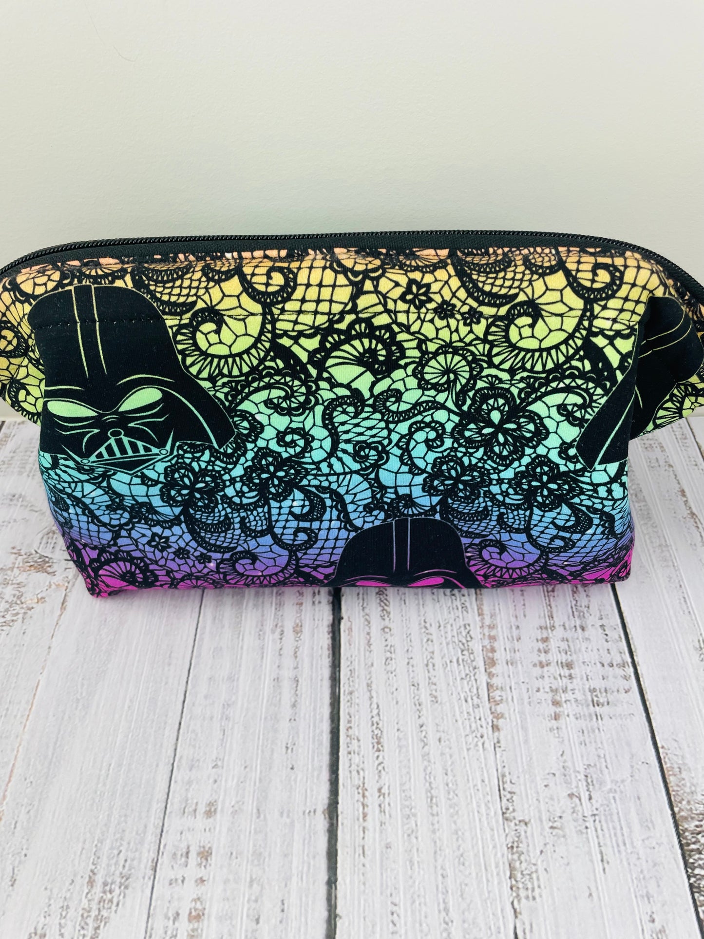 LACE WARS .....Small wire frame bag...CUSTOM PRINT