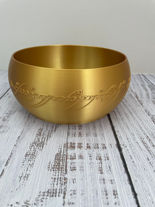 3D PRINTED LOTR RING  YARN BOWL