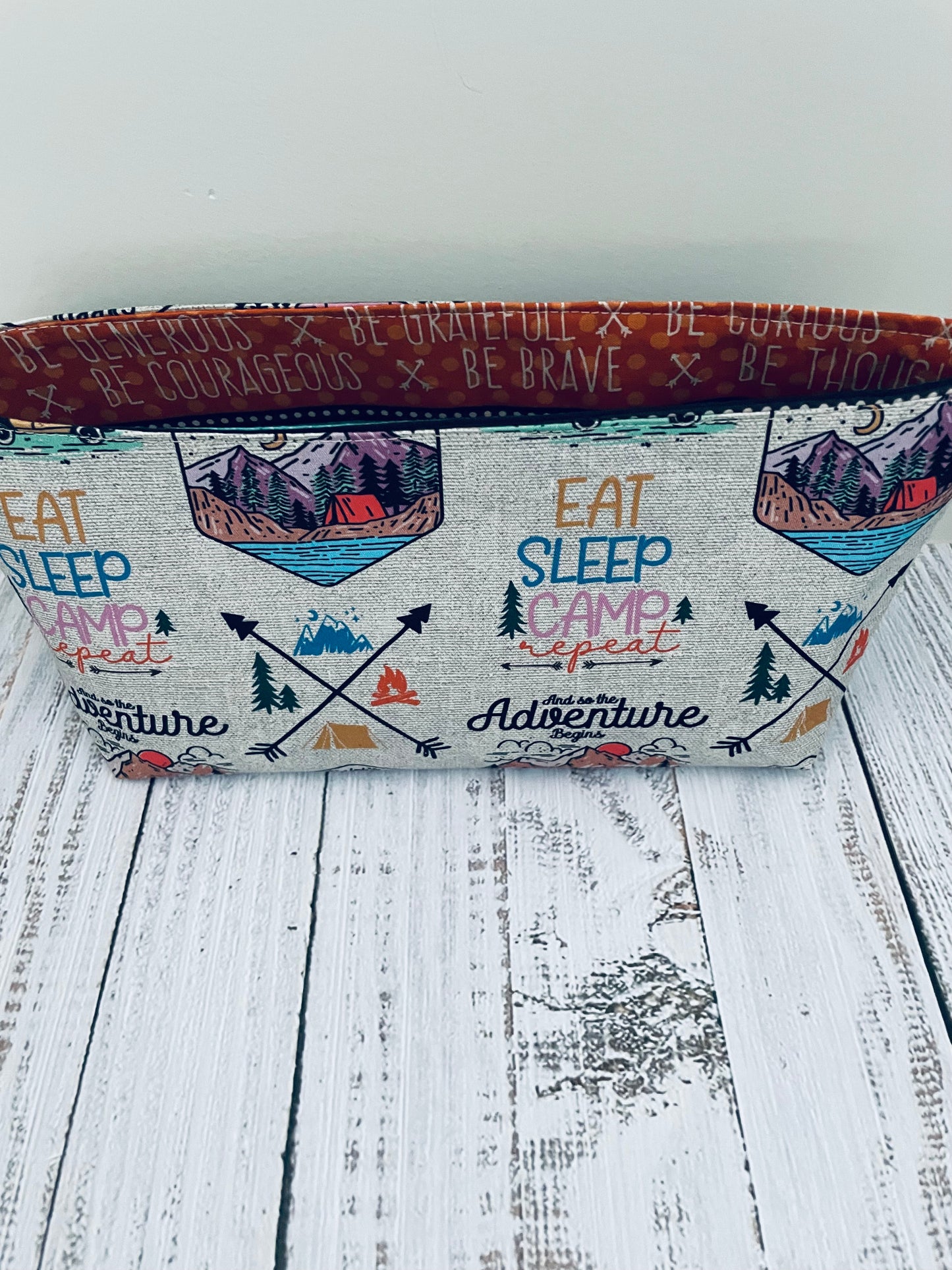 LETS GO ON A ADVENTURE   ....CAKE CADDY ....CUSTOM PRINT