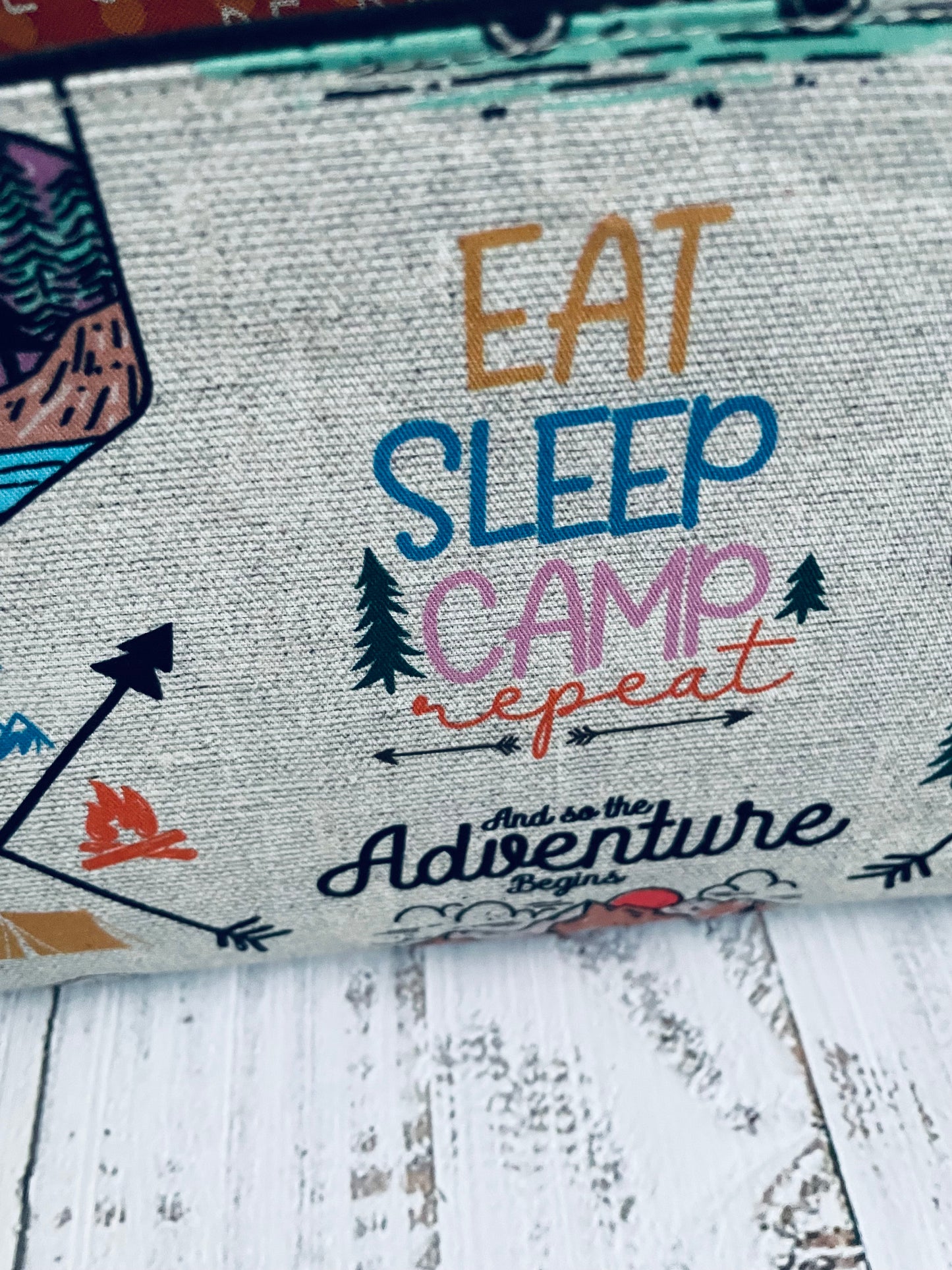 LETS GO ON A ADVENTURE   ....CAKE CADDY ....CUSTOM PRINT