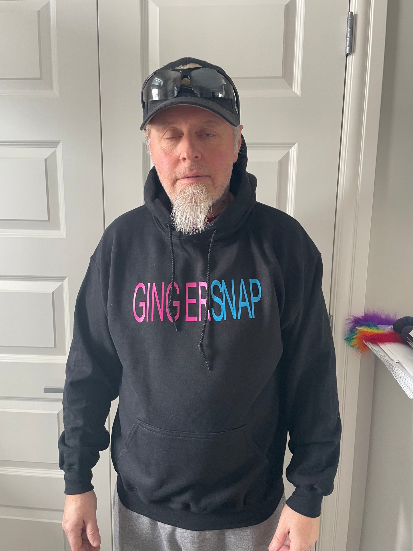 OFFICIAL GINGERSNAP HOODIE....BE PART OF TEAM SNAPTHAT ...PLEASE CHOOSE SIZE FROM MENU