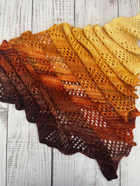 FIRESIDE HARVEST  .... HEATHERED GRADIENT FULL SKEINS (FINGERING WEIGHT)