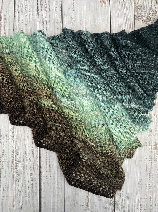 RUSTIC BARN .... HEATHERED GRADIENT FULL SKEINS (FINGERING WEIGHT)
